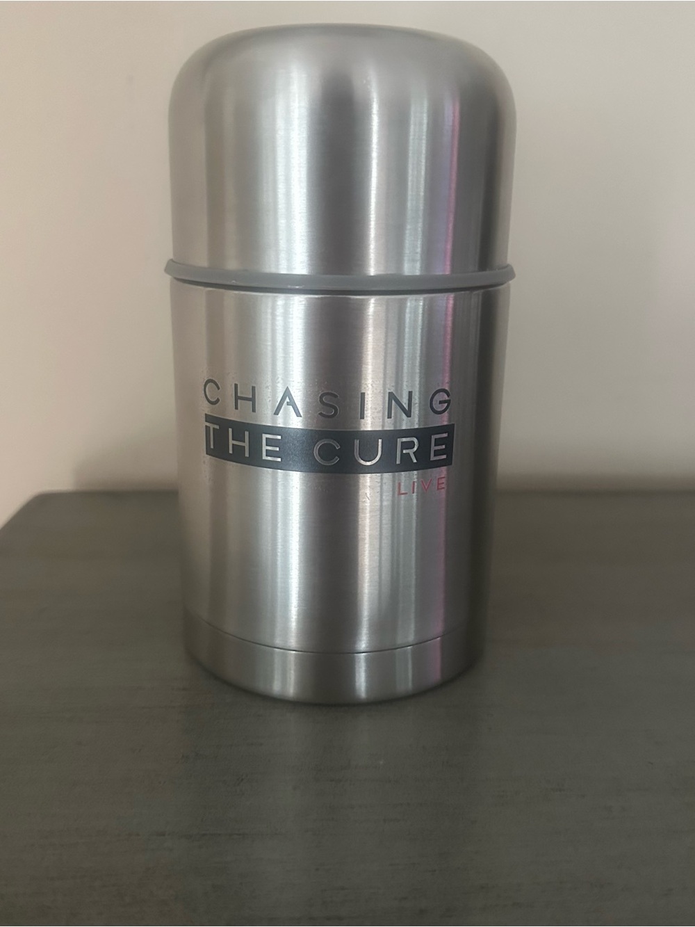 Chasing The Cure Stainless Steel Insulated thermos - Silver, New